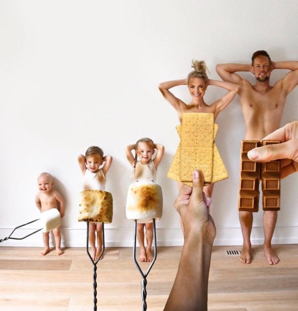 необычные семейные фотосессии