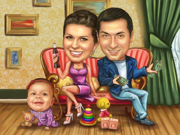 Семья прикольные