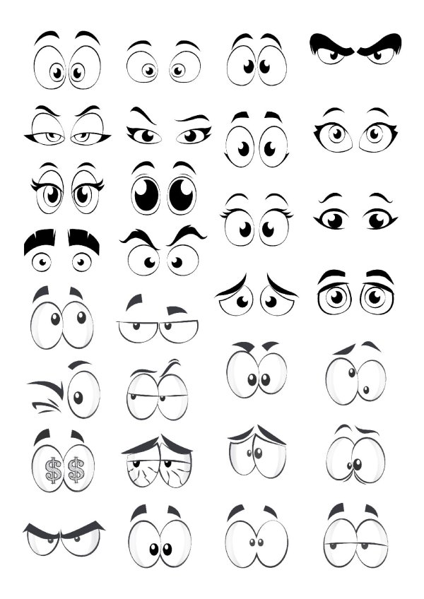 глазки для поделки