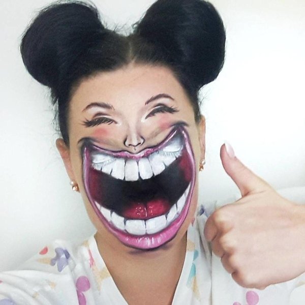 прикольные макияжи