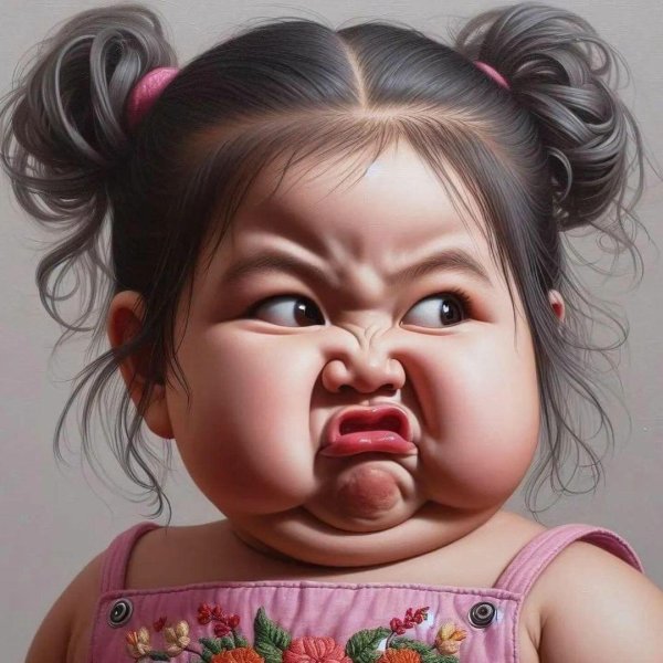 девочка веселая