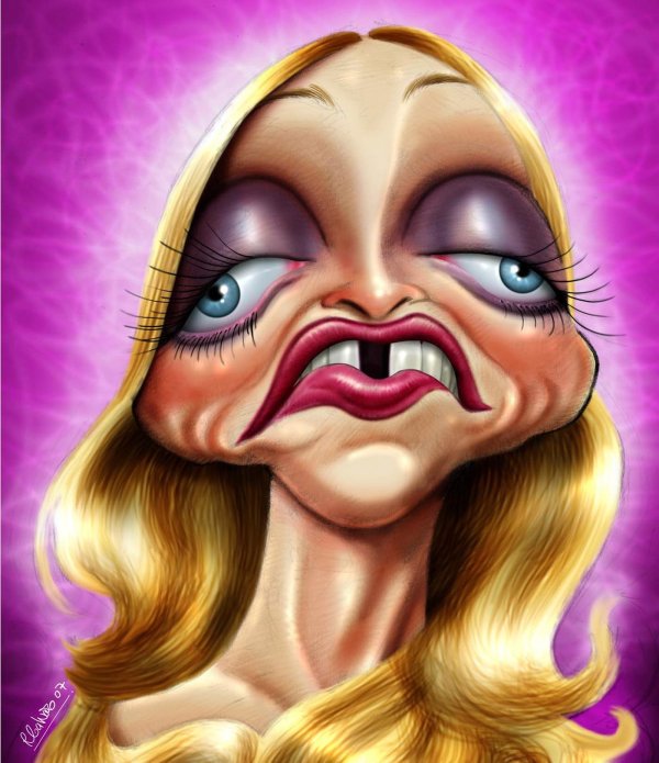 ума турман шарж