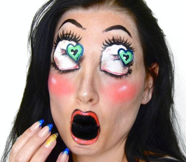 прикольный мейкап