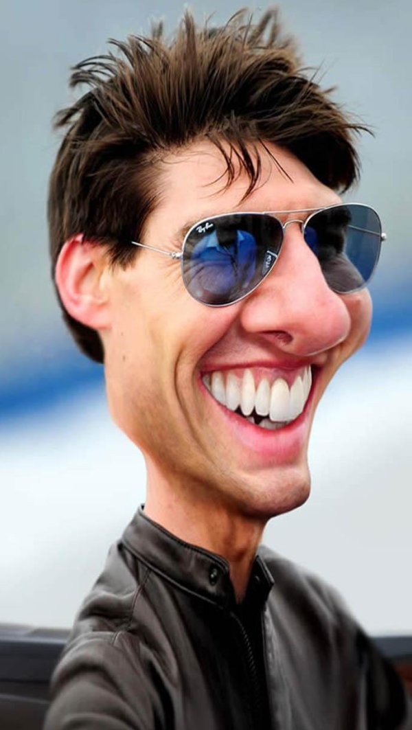 tom cruise caricature