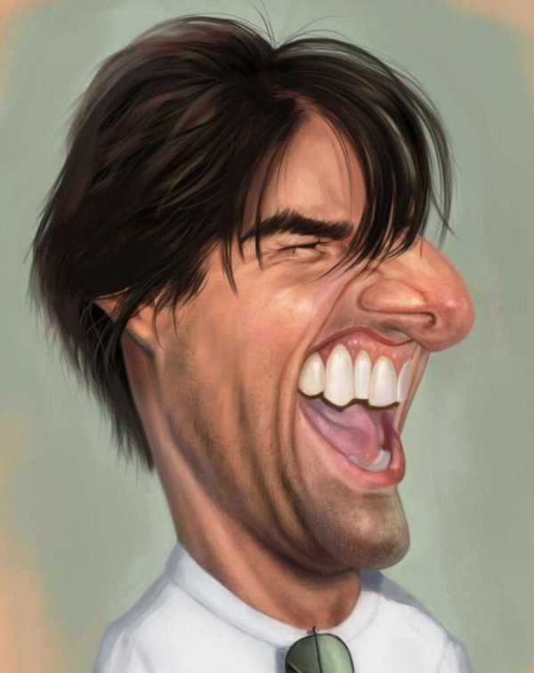 tom cruise caricature