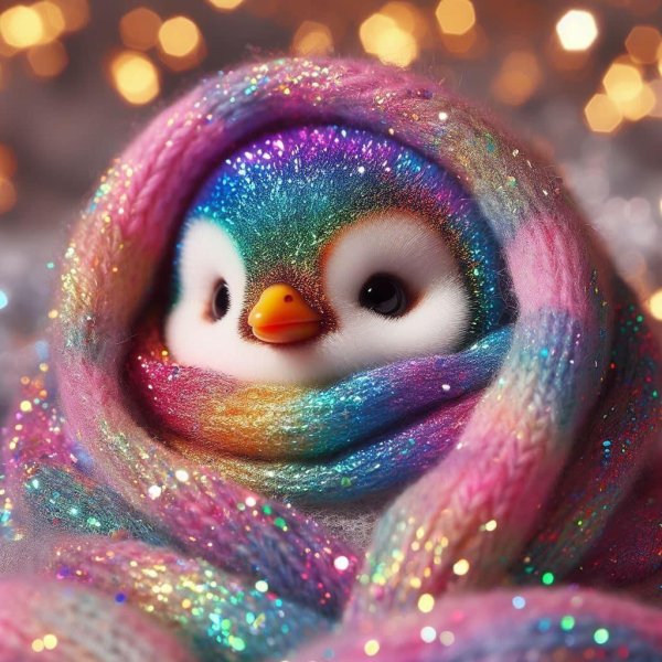 новогодние пингвины