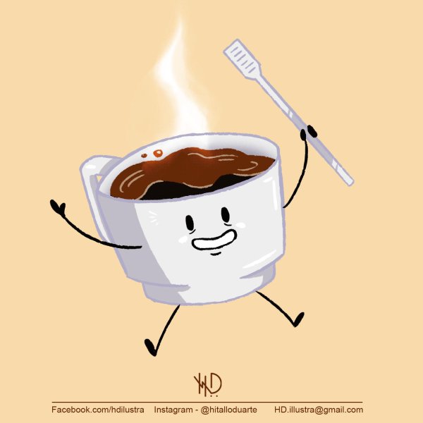 кофе мультяшный
