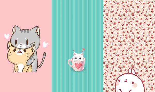 котики аниме милые