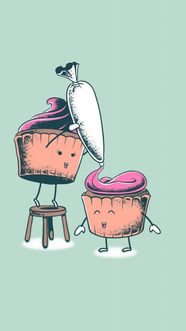 рисунок кекс