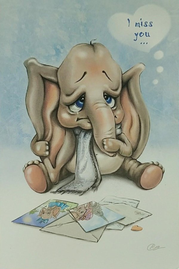 слоник плачет