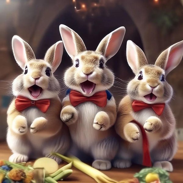 красивые зайчики