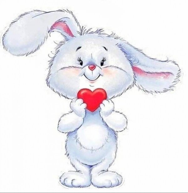 зайка с сердцем