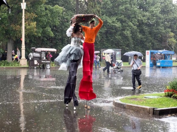 дождь на улице