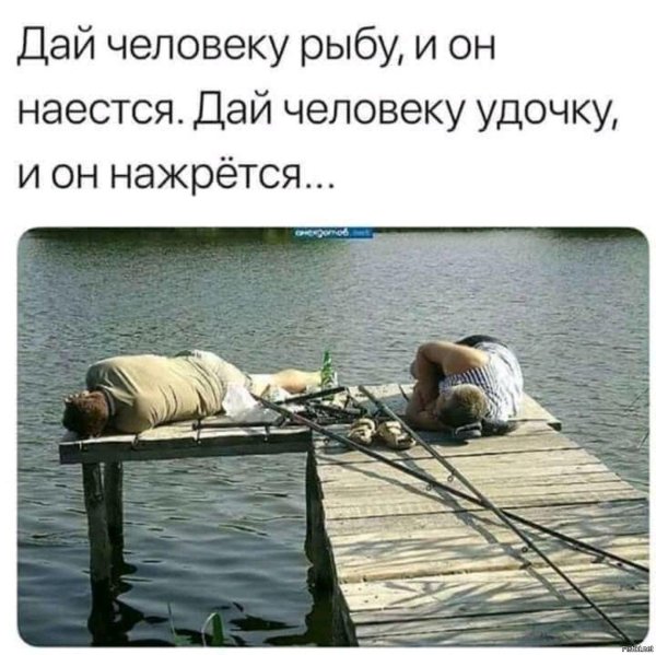 дай человеку рыбу