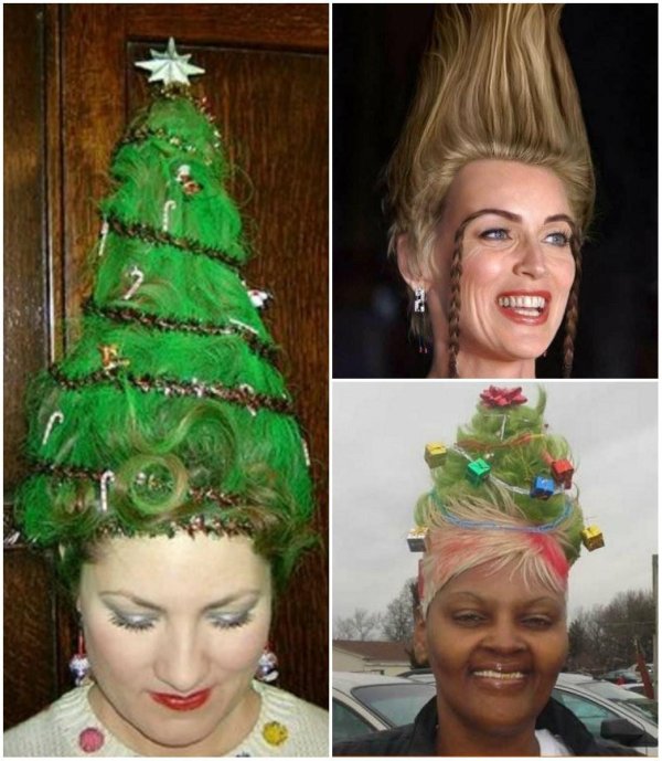 новогодние прически