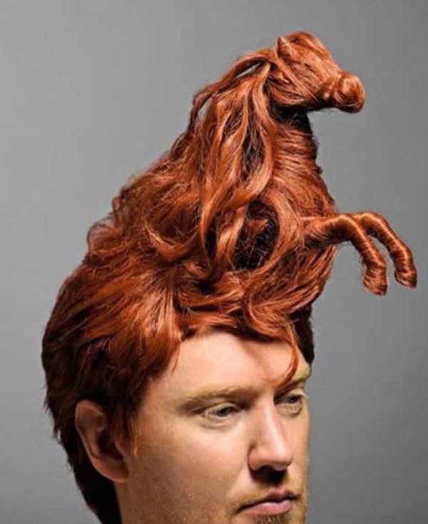 прически странные