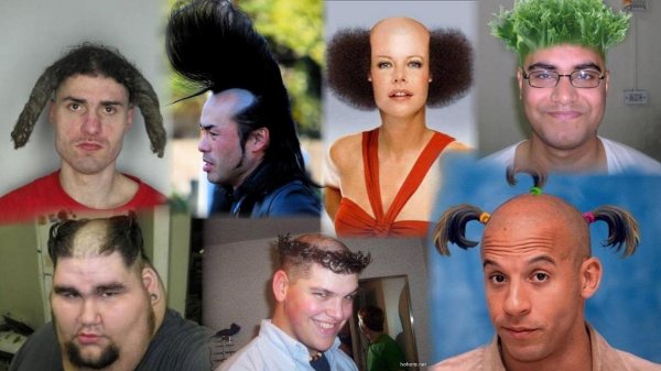 прически странные