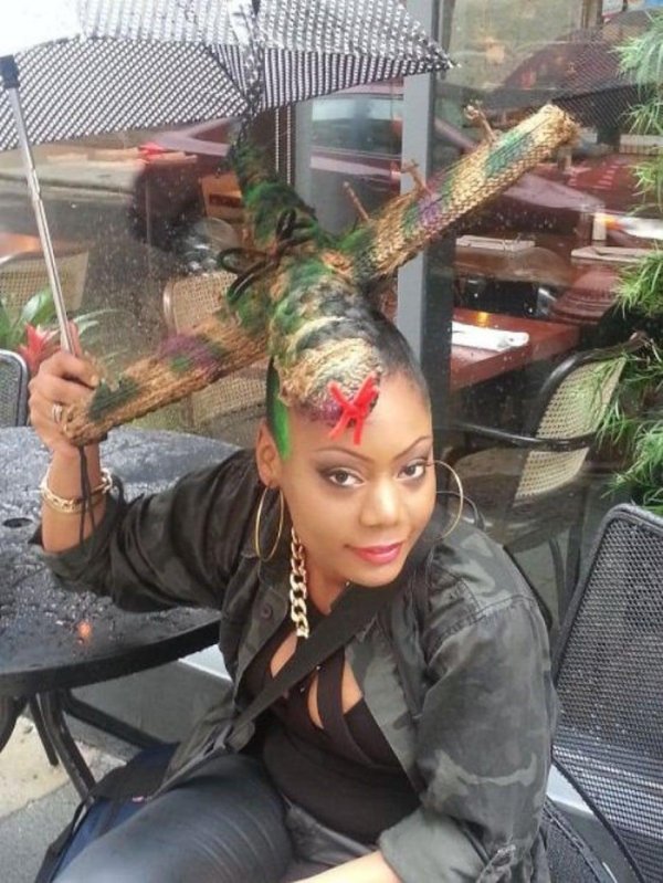 прически странные