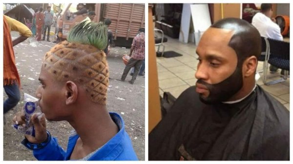 нелепые прически мужчин