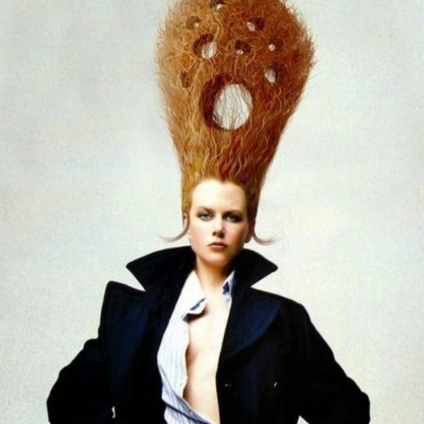 авангардный стиль прически