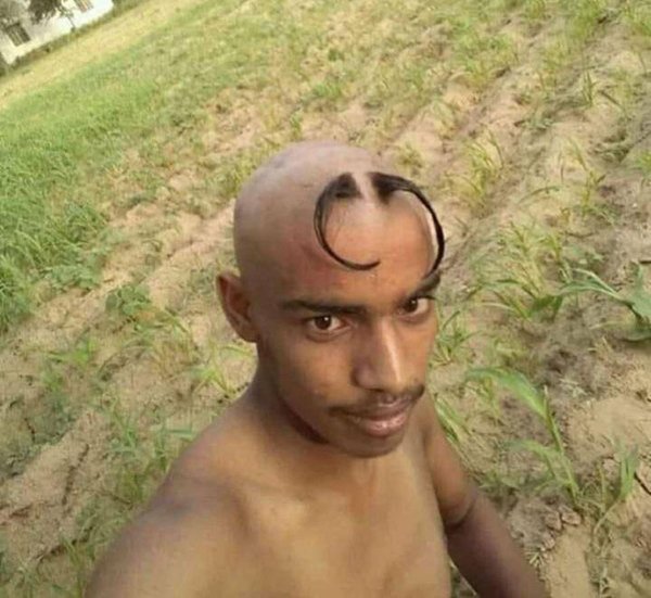 стрижка смешная