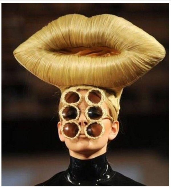 прически странные