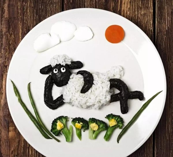 искусство на тарелке