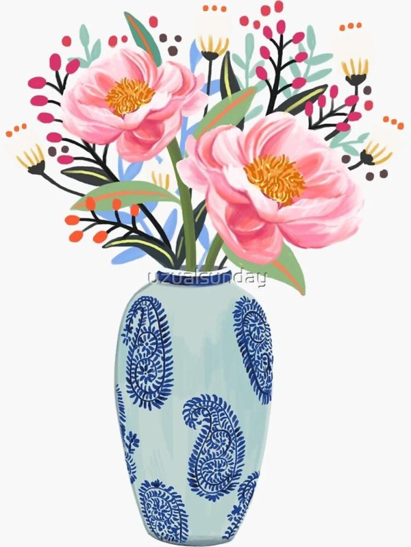 цветочная ваза