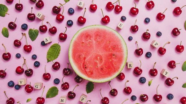 фон с ягодами