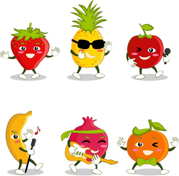 рисунки фруктов