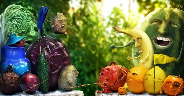 живые овощи