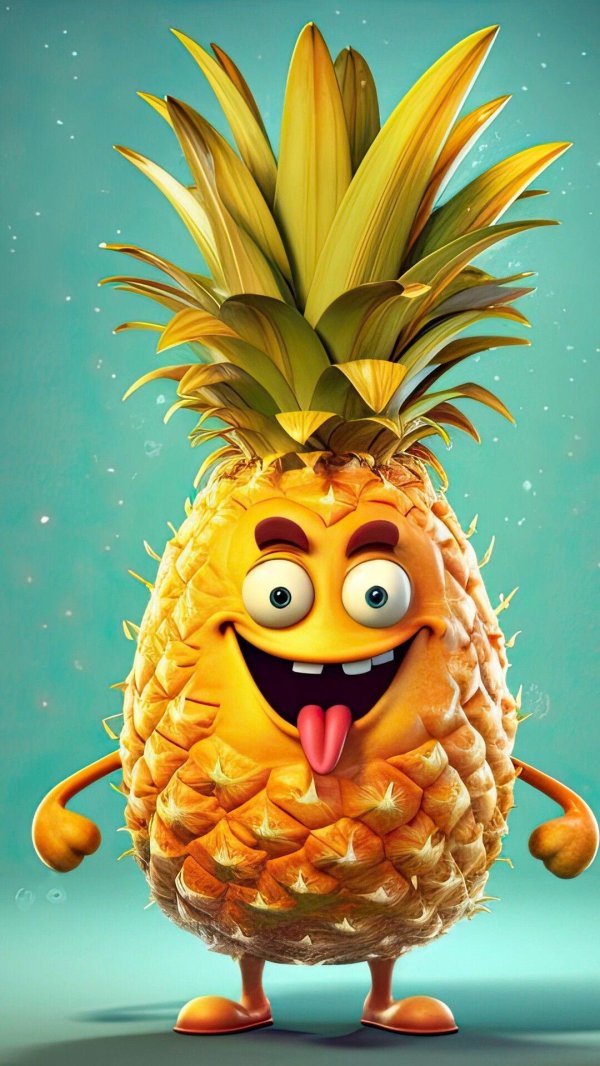 веселый ананас