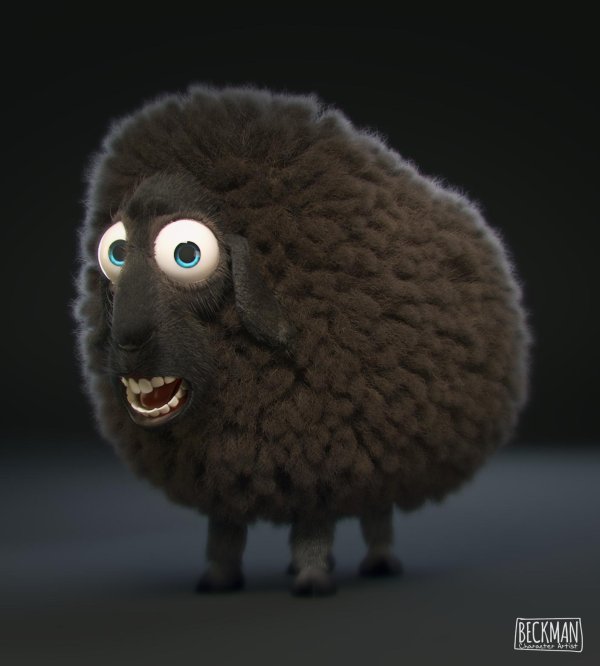 кудрявый баран