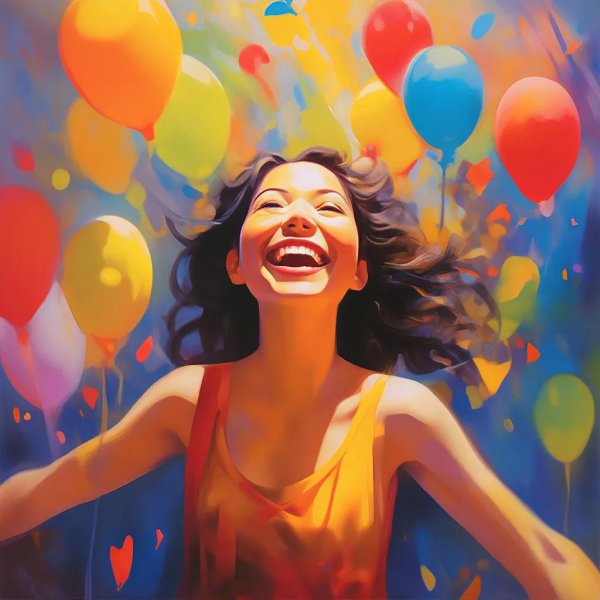 счастливая женщина