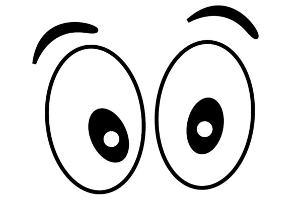 трафарет глаз