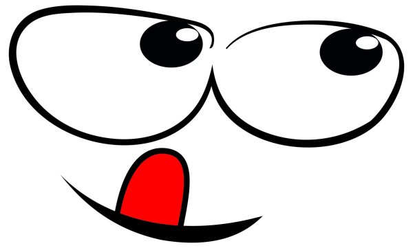 улыбка мультяшная