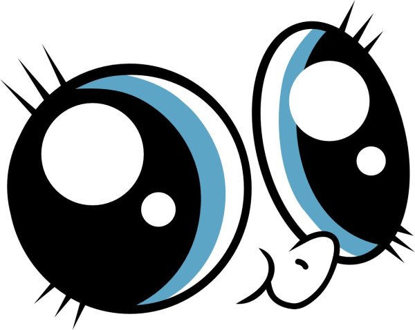 глаза мультяшки