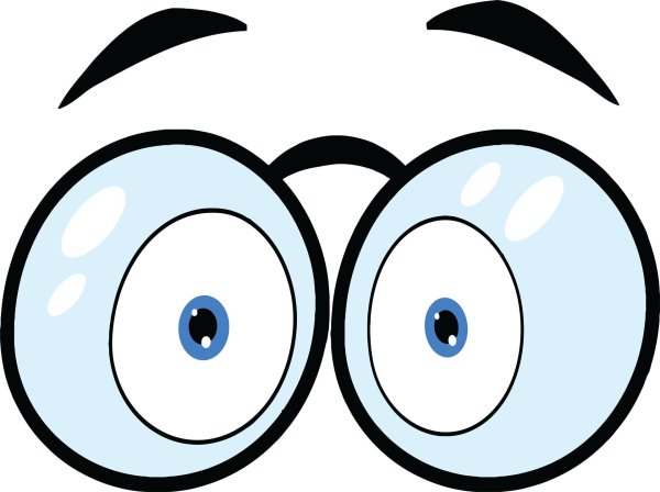глаза из мультика