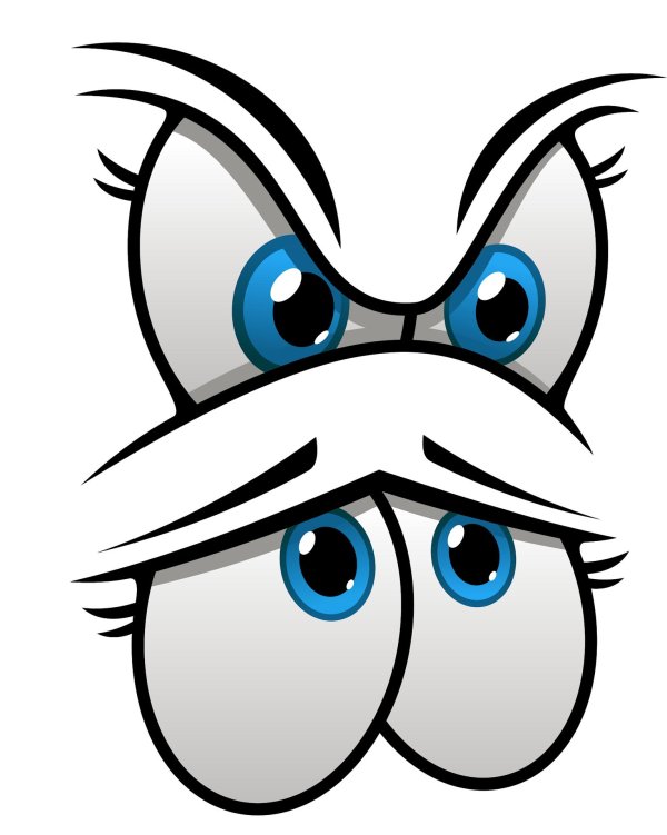 глаза мультяшки