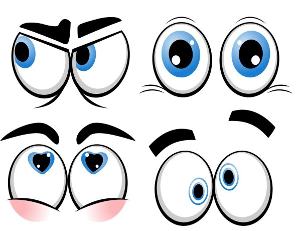 трафареты глаз для поделок