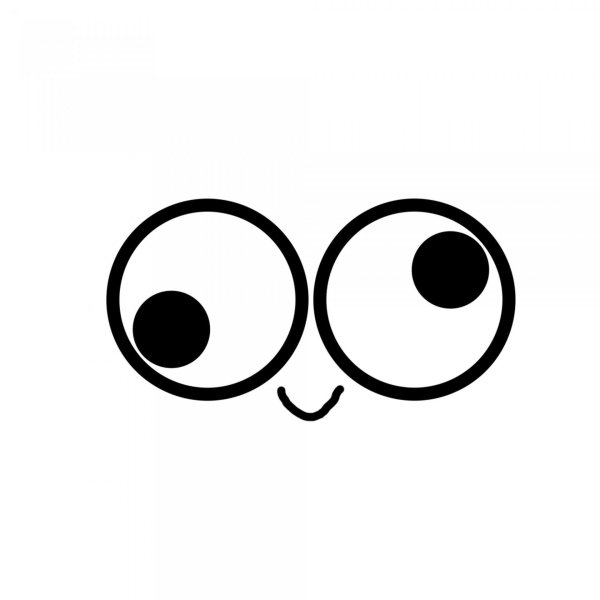 шаблон глазки