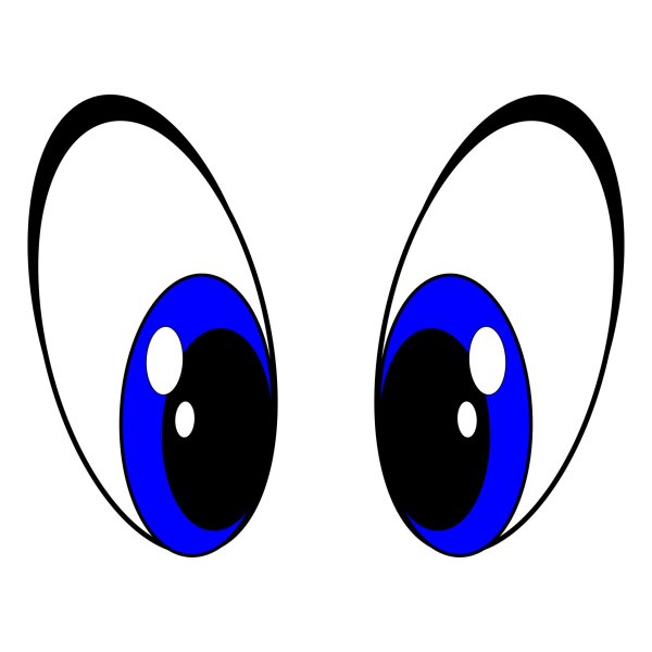 шаблон глазки