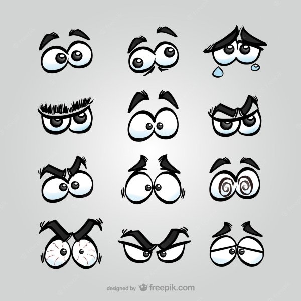 мультяшные глазки