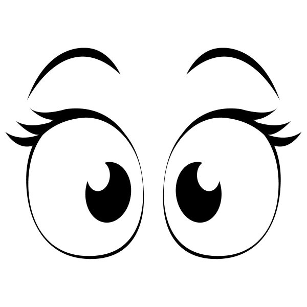 трафарет глаз