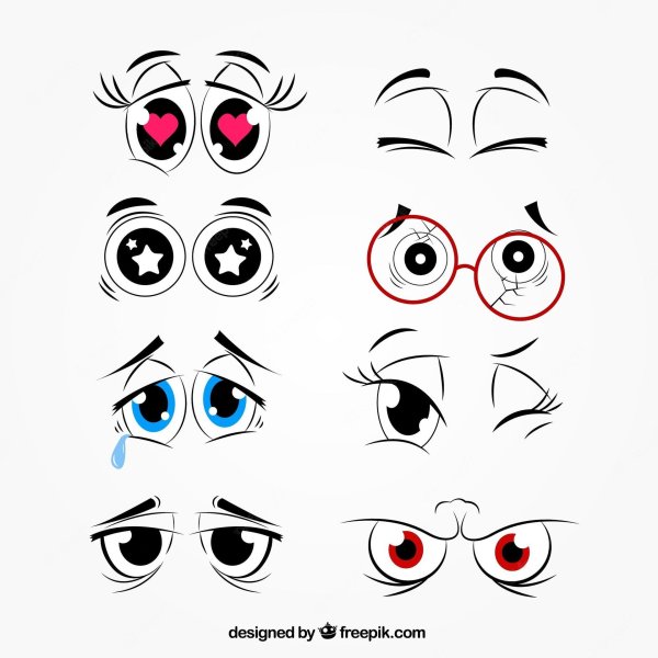 мультяшные глазки
