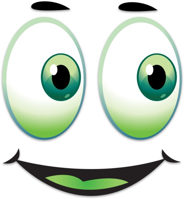 мультяшная улыбка