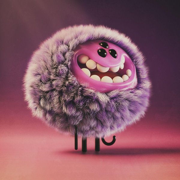 пушистый монстрик