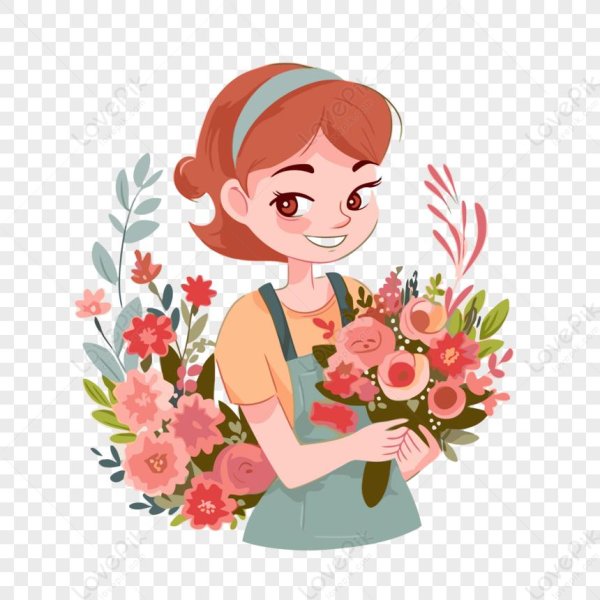 флорист вектор