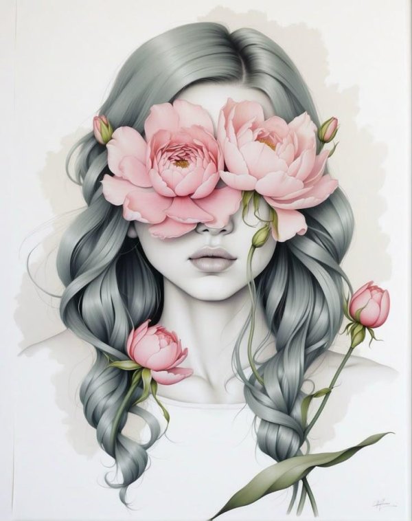 рисунки женщин