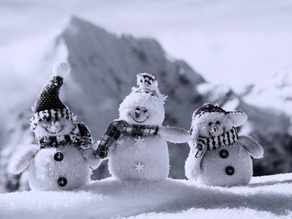 три снеговика